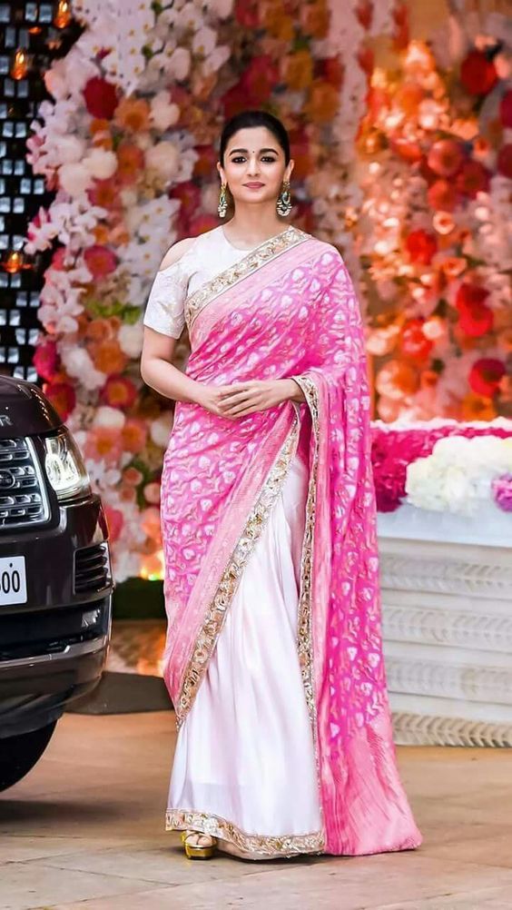 Alia Bhatt in Beautiful Cotton Saree 