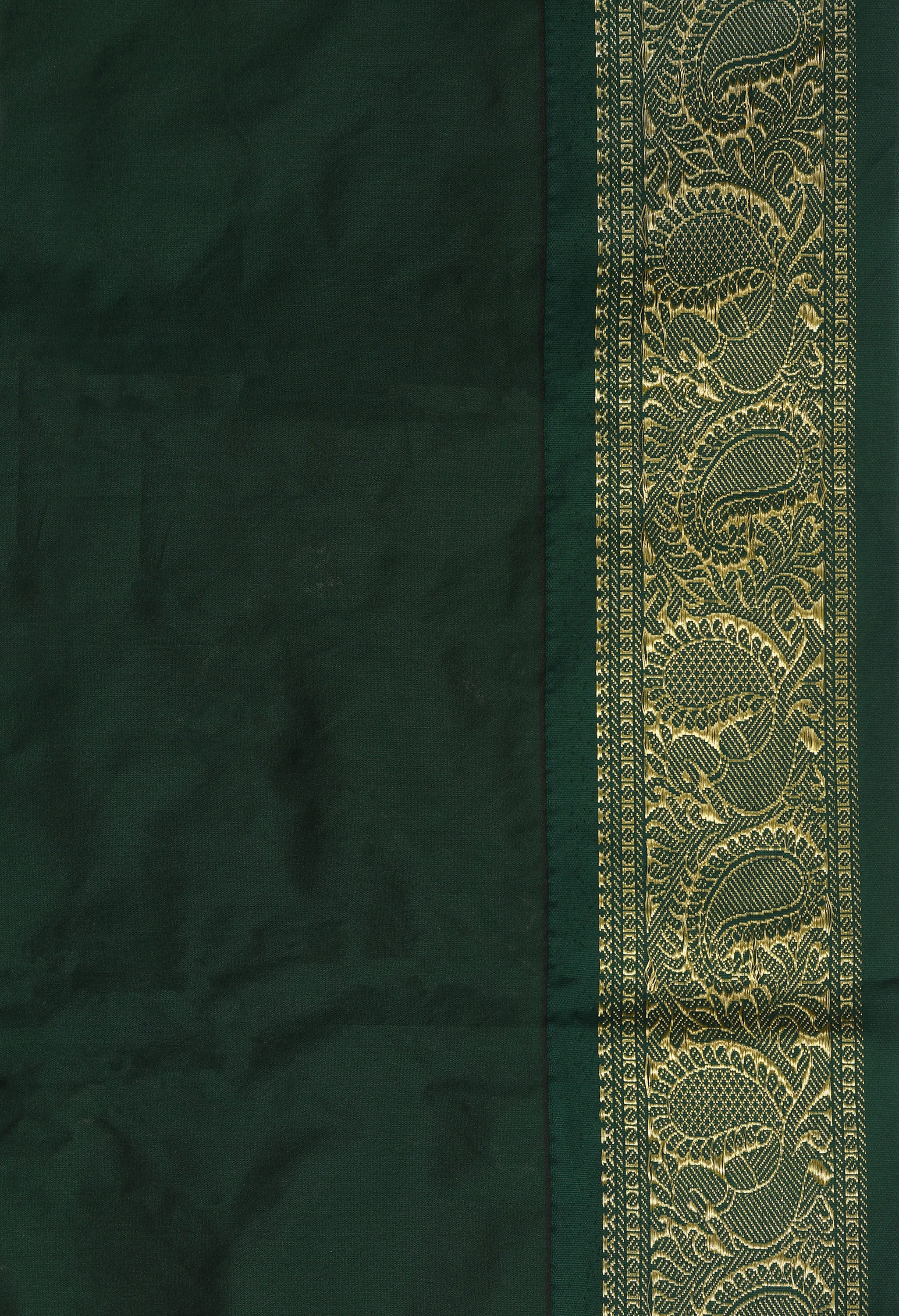 Royal Maroon Bangalore Kadiyal with Black Gold Zari Border